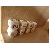 Gepersonaliseerde fournituur - dobbelsteen