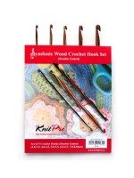 KNITPRO - Symf. Haaknaalden set hout (dubb.h.)
