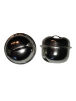 Zilverkleurige Belletjes - 18 mm - 3 st