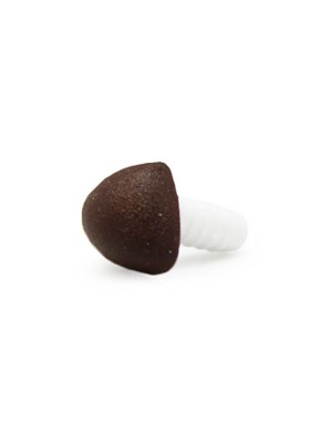 driehoeks-neus 18 mm soft bruin