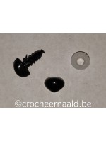 Veiligheidsneusje:  8 mm Zwart