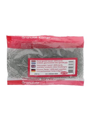 Zware glasparels Kleur: Gewolkt grijs - 250 gram