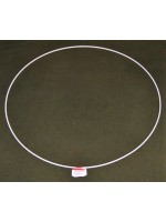 Metalen ring wit 50 cm
